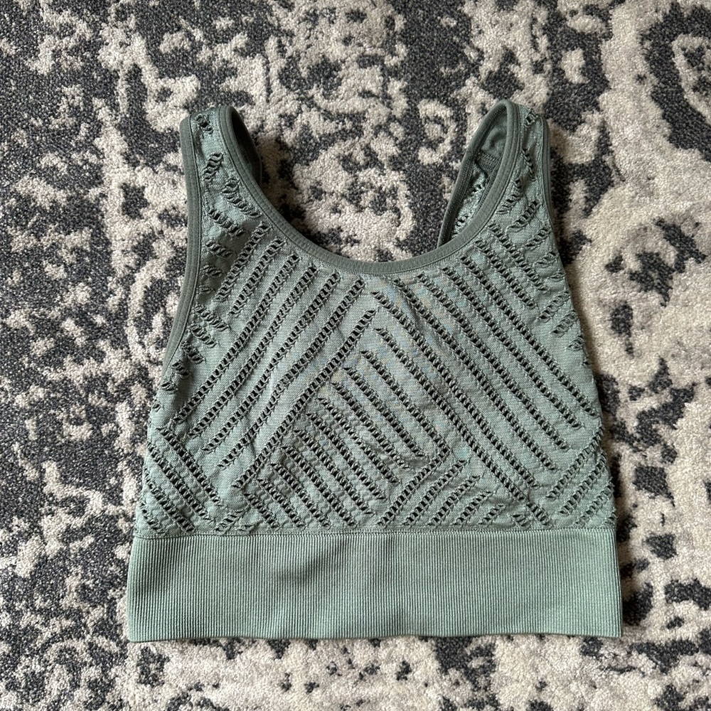 Victorias Secret sports bra with slit detailing size small